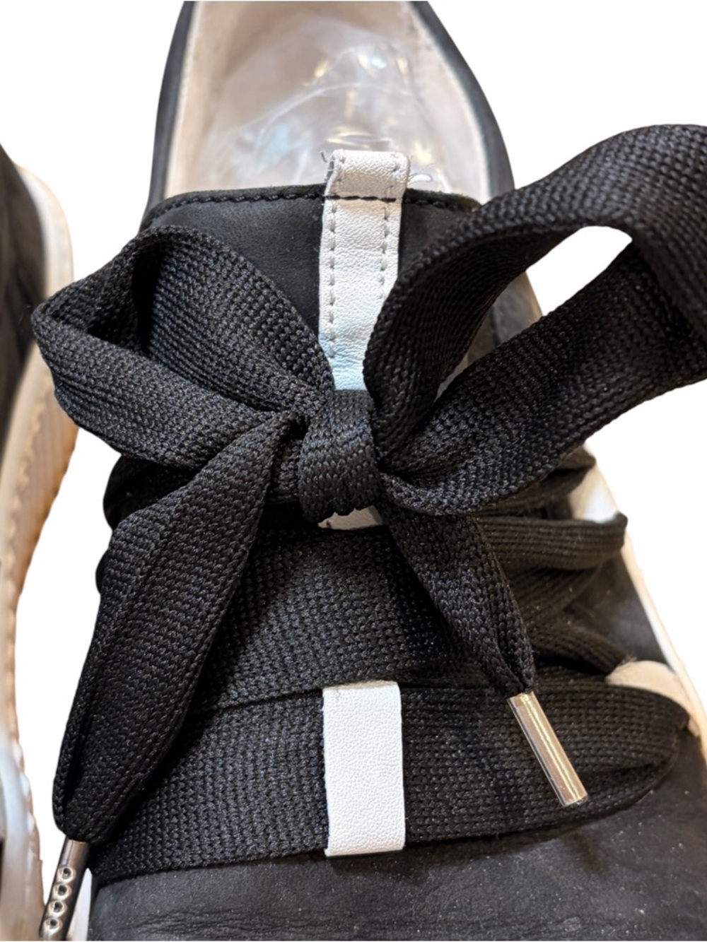 GABOR Skyway Bow Suede Leather Ribbon Lace Platform Sneaker - UK5.5/ US8 - Picture 15 of 16